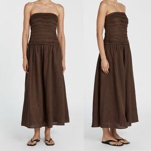DISSH | Dresses | Nwt Dissh Catania Bitter Choc Linen Strapless Midi Dress 2 | Poshmark DISSH | Dresses | Nwt Dissh Catania Bitter Choc Linen Strapless Midi Dress 2 | Poshmark